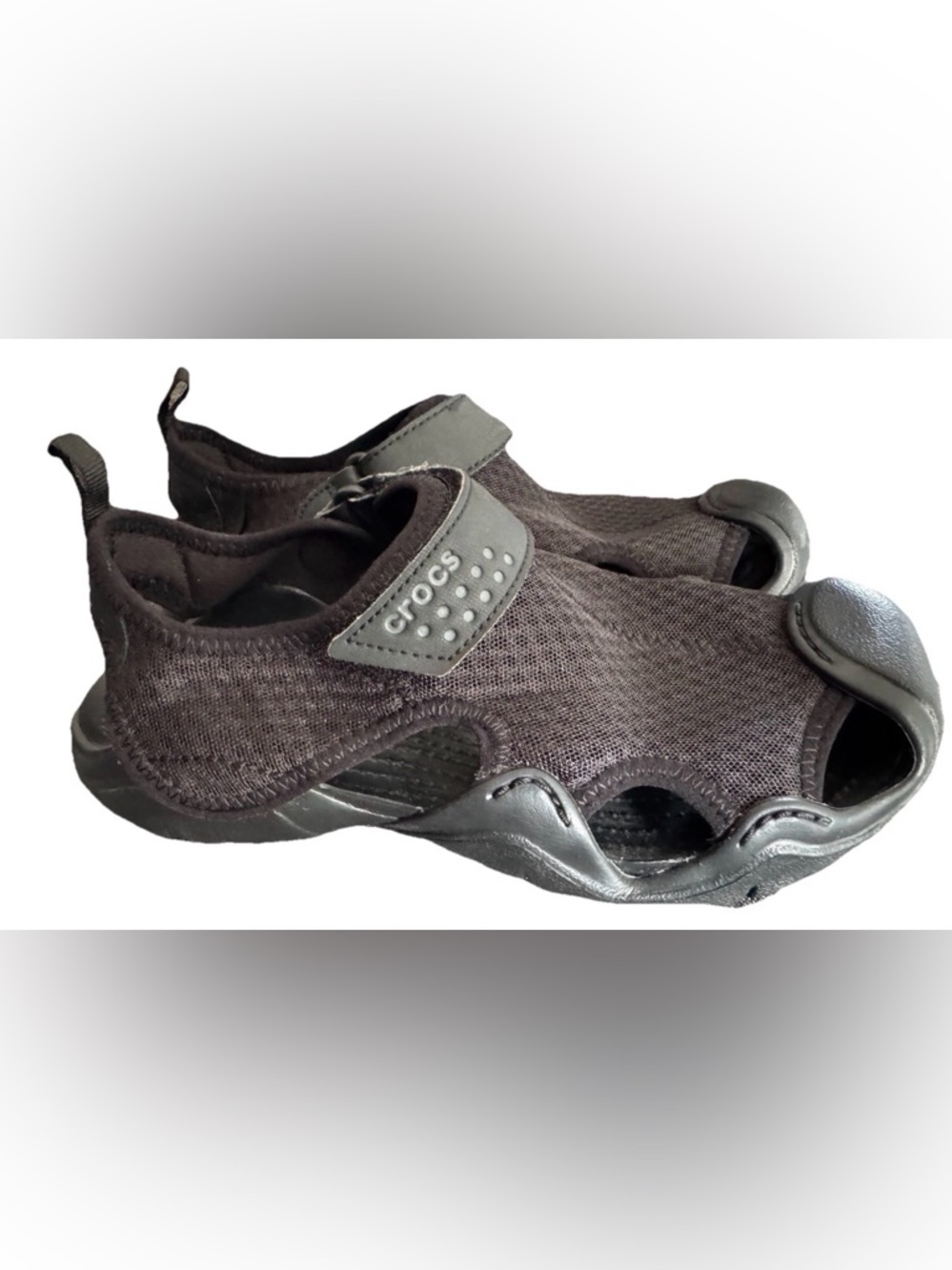 Crocs Black Sport Sandals Water Shoes Men’s 7 Women’s 9 Lightweight